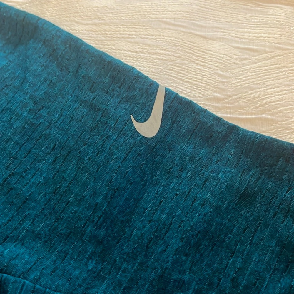 Emerald Green Nike Long Sleeved Running Shirt